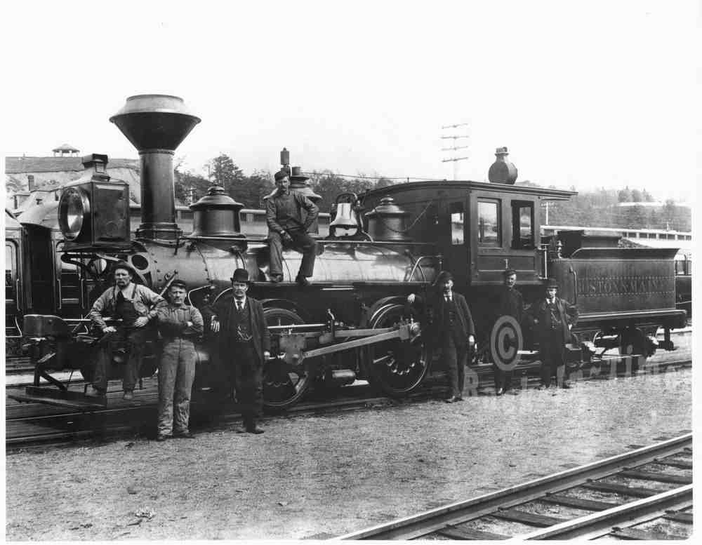Boston & Maine Railroad #1 Steam Engine - large